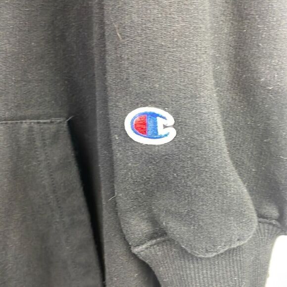 Champion Authentic Men's Reverse Weave Collab Pullover Hoodie Black 2XL - Picture 2 of 8